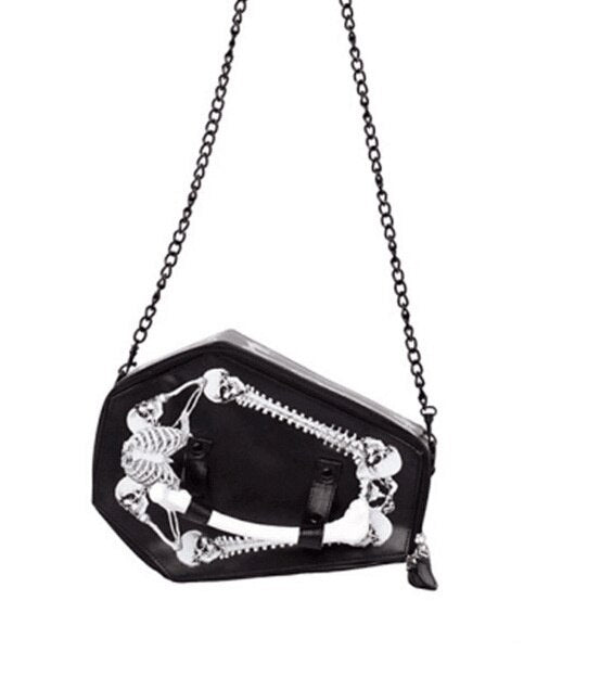 Skeleton Coffin Purse