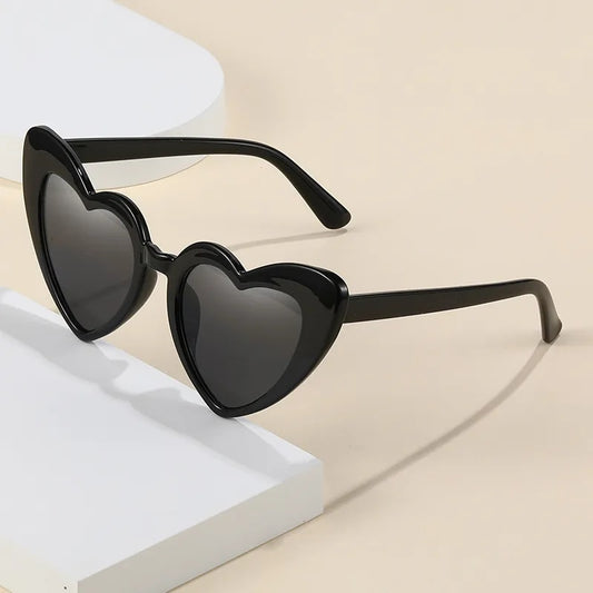 Heart Shape Retro Cat Eye Sunglasses - Multiple Colors