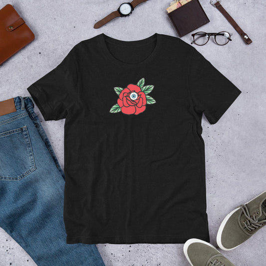 All Seeing Rose Eye Unisex T-Shirt