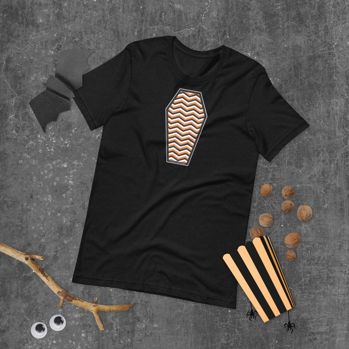 Prep Ghoul Chevron Coffin T-Shirt