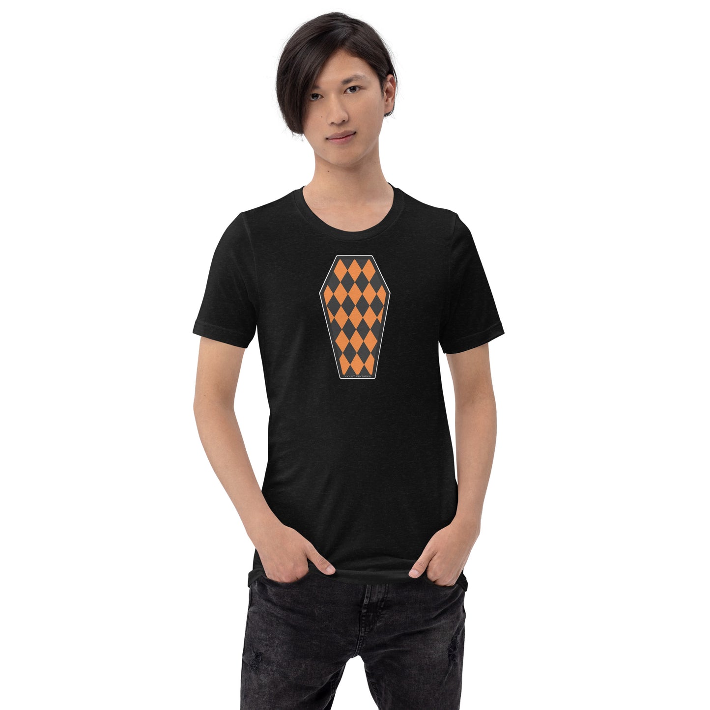 Prep Ghoul Argyle Coffin T-Shirt