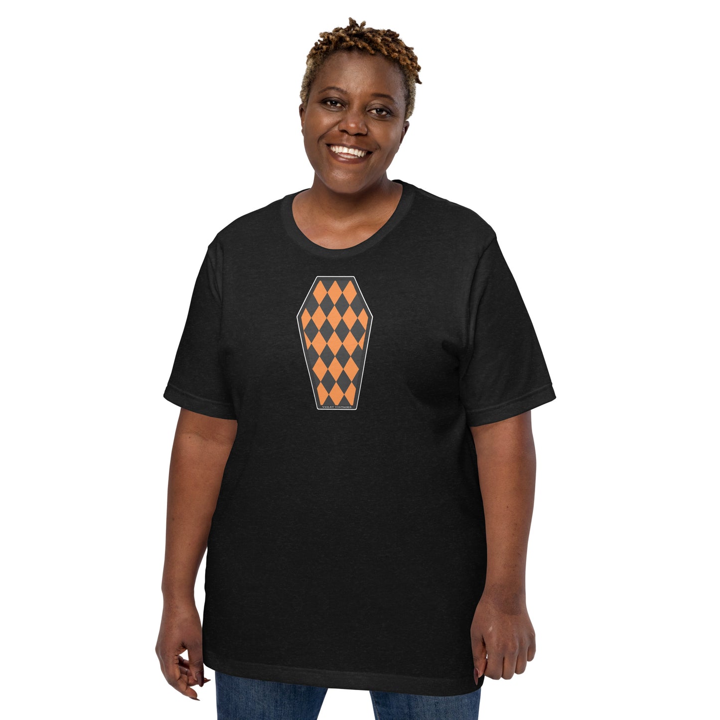 Prep Ghoul Argyle Coffin T-Shirt