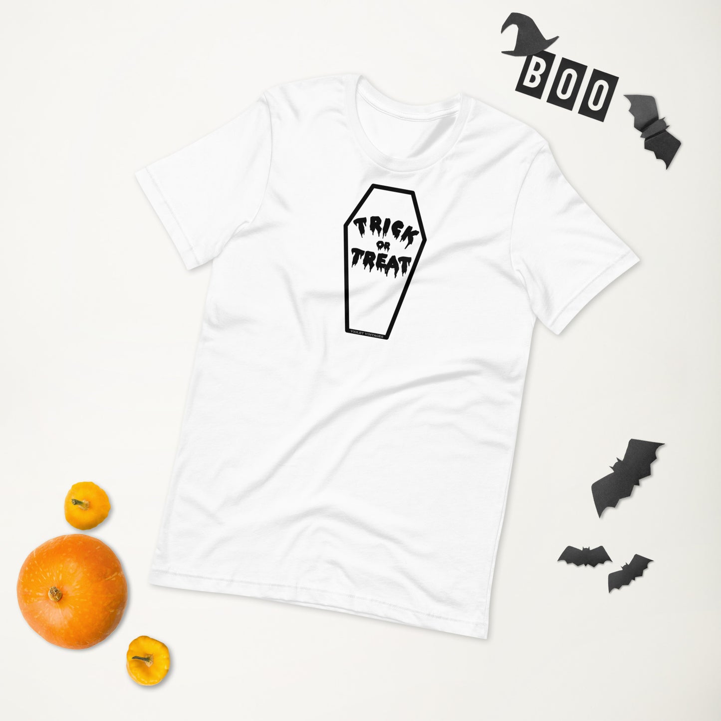 Trick or Treat Coffin T-Shirt