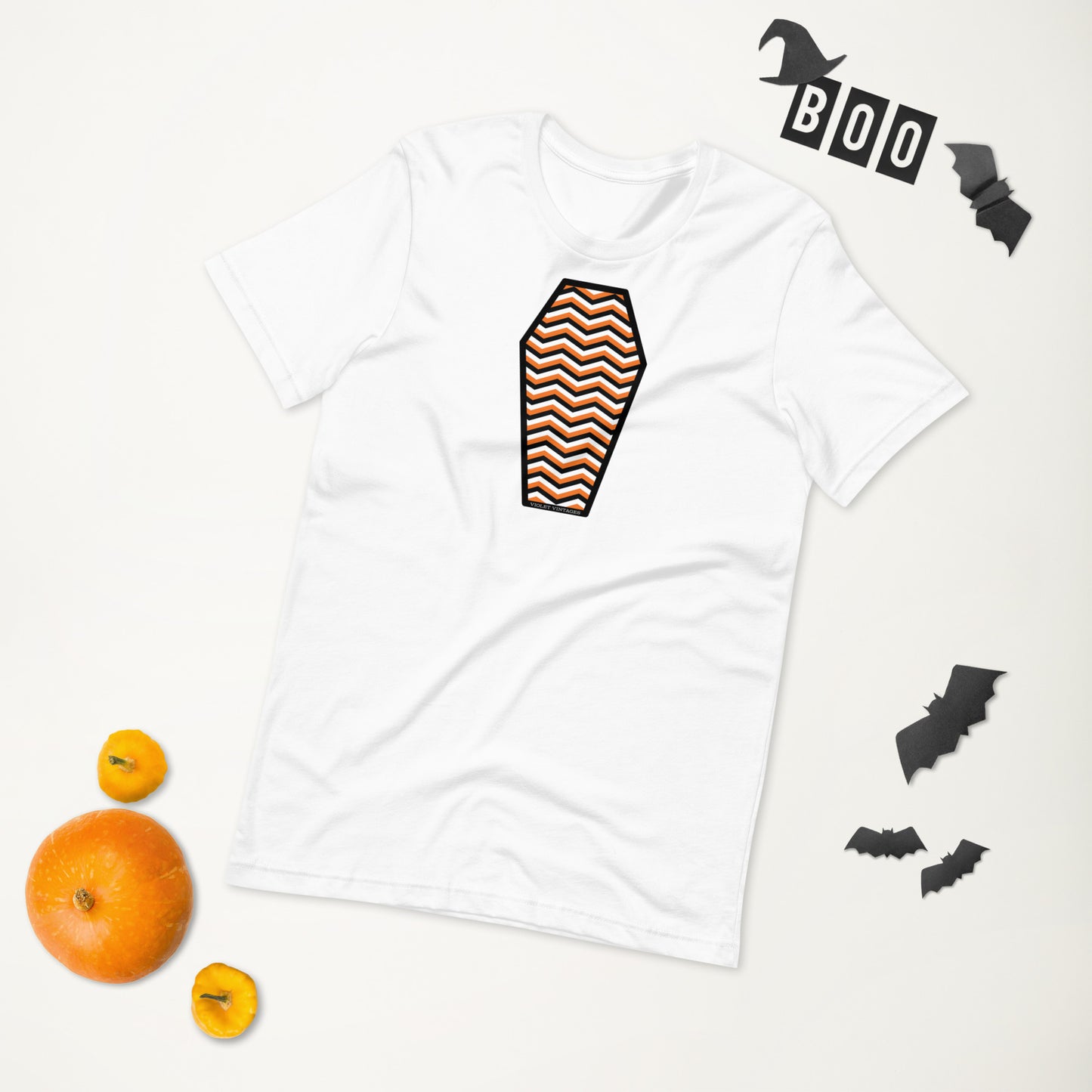 Prep Ghoul Chevron Coffin T-Shirt