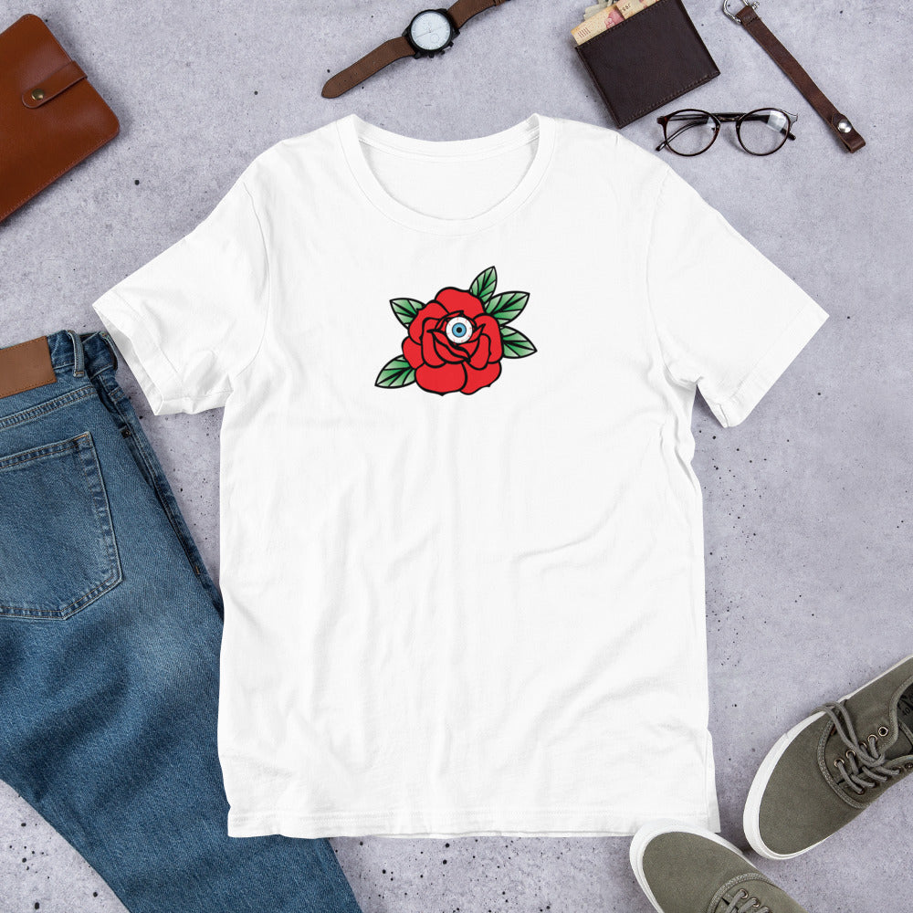 All Seeing Rose Eye Unisex T-Shirt