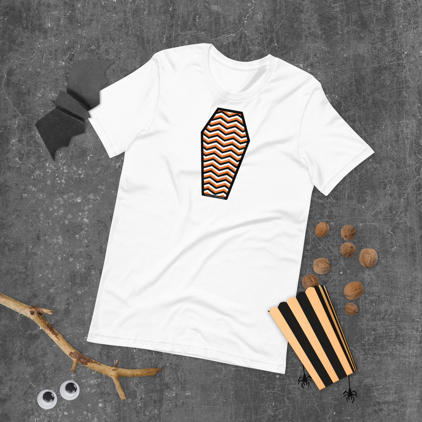 Prep Ghoul Chevron Coffin T-Shirt