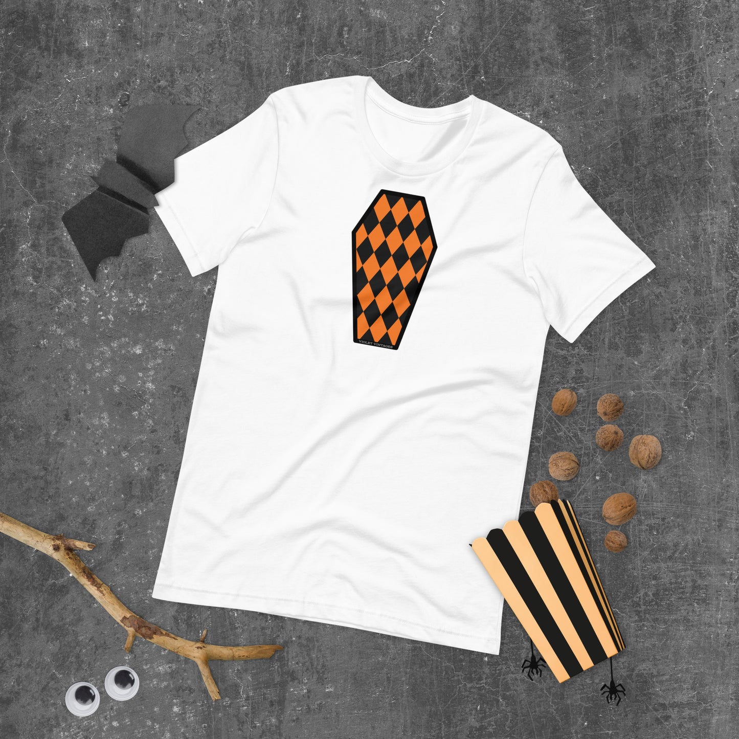 Prep Ghoul Argyle Coffin T-Shirt